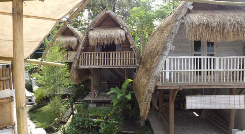 Ubud'un güzel bölgesinde doğal kır evi