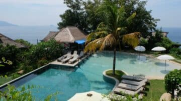 Villa con conciencia ecológica en la costa sureste de Bali