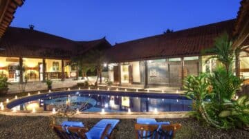 Villa di proprietà su ampio terreno di 1800 mq. La vera atmosfera di Bali.