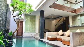 2 bedroom villa in Legian for freehold with Holiday Rental Licence