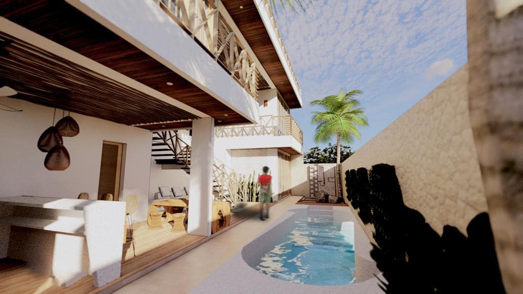 Project op plan — Villa met 3 slaapkamers in Canggu