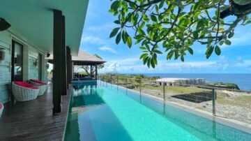 Villa pemandangan laut di Nusa Dua Dijual