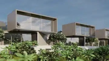 Proyek vila 2 kamar tidur baru di pusat Ubud