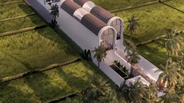 Novo Projeto – Villa com vista para o mar e campo de arroz em Tabanan