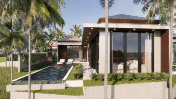 Off-plan gezellige villa met 2 slaapkamers in Ubud