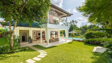 Luxe 6 BR Paradise w infinity natural pool and jungle view – Ubud