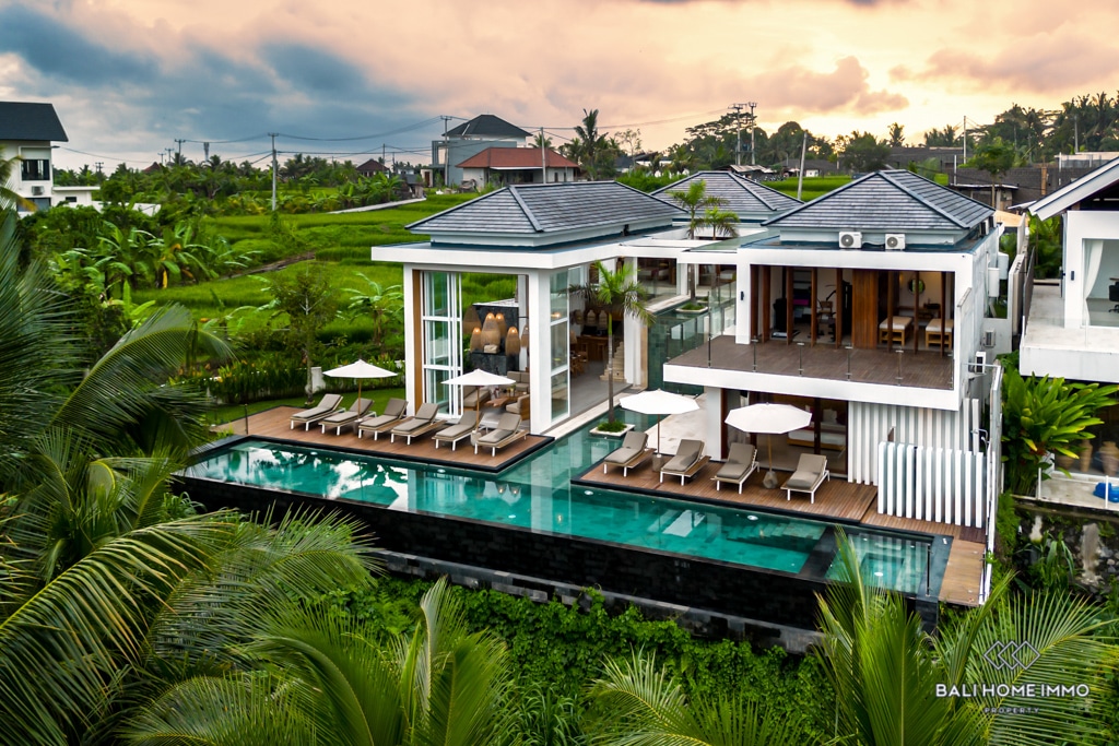 Ubud luxe 6BR villa met uitzicht op de jungle