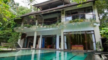 Ubud'un Kalbinde Kiralık, Benzersiz 5 Yatak Odalı Villa