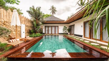 Villa requintada de três quartos em Penestanan, Ubud