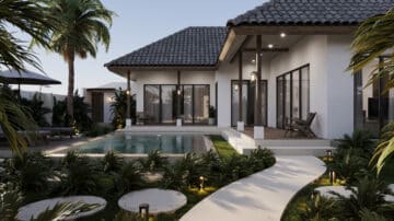 Villa Dua Kamar Tidur Elegan di Penestanan, Ubud | Perpaduan Sempurna antara Kemewahan dan Budaya