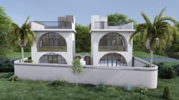 Seseh Heights: villa loft contemporânea com retiro na cobertura e serenidade à beira da piscina